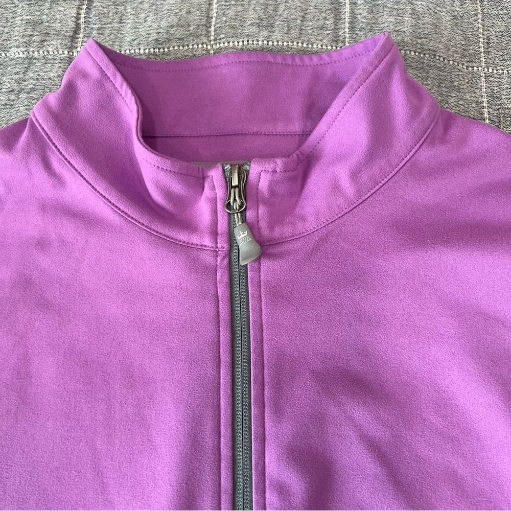 Peter Millar Men Violet Fleece Jacket Element 4 W… - image 4